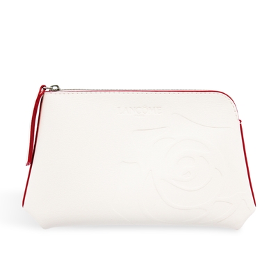 LANCOME 蘭蔻 純白法式玫瑰化妝包16X4X10.5cm