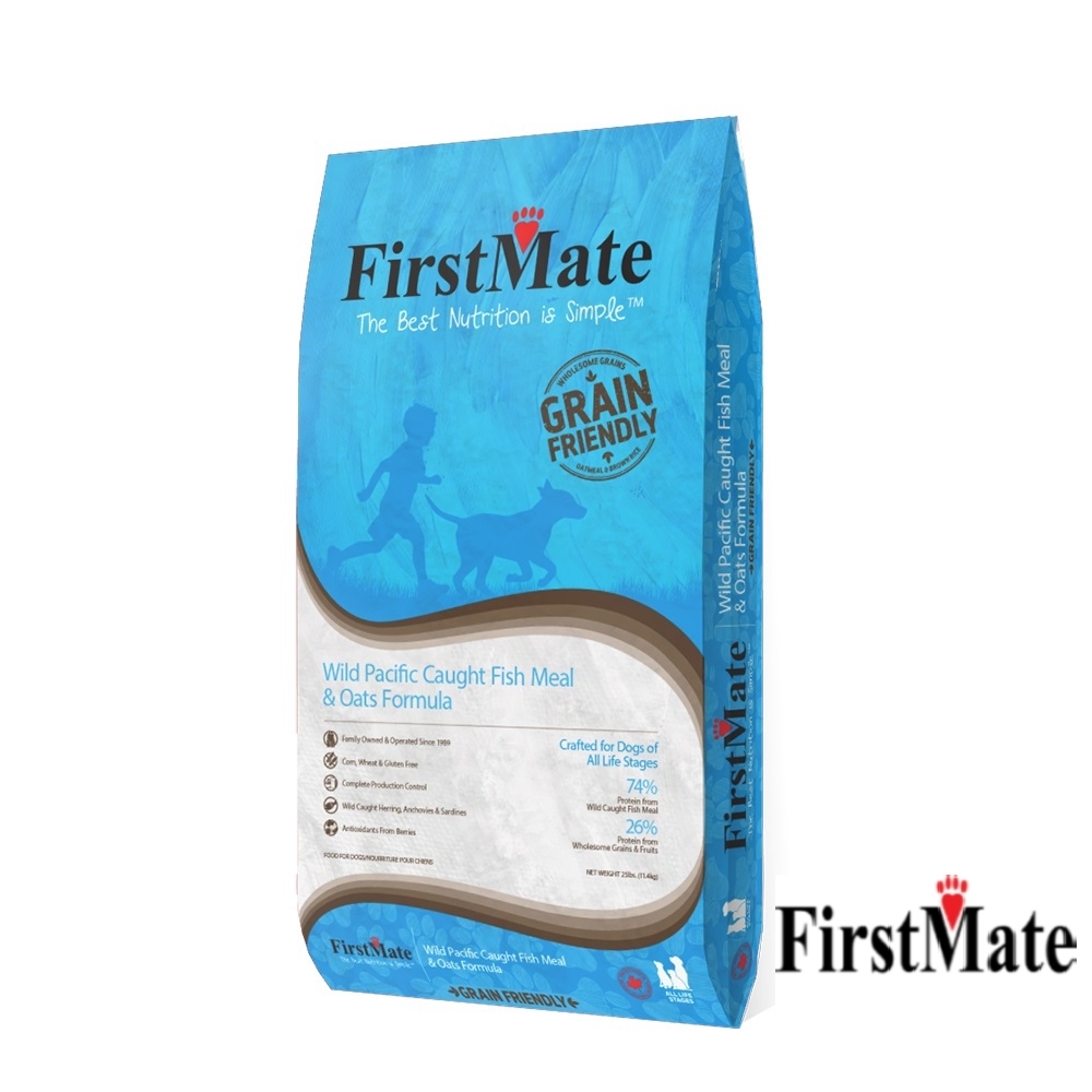 第一饗宴 野生海魚 燕麥全犬11.4kg FirstMate WDJ 單一蛋白 狗飼料