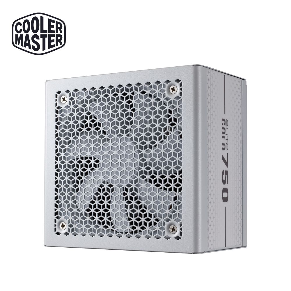 酷碼Cooler Master ELITE GOLD 全模組 750W 白色 ATX3.1 電源供應器/10年保固