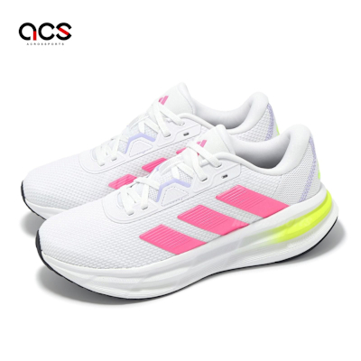 adidas 慢跑鞋 Galaxy 7 W 女鞋 白 粉紅 緩震 基本款 運動鞋 愛迪達 JI4604