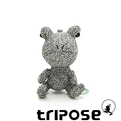 tripose 輕鬆生活吊飾-青蛙公仔 巖紋灰