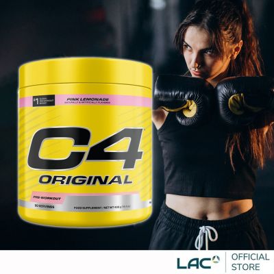 【LAC利維喜】Cellucor C4運前肌酸粉末408克-粉紅檸檬口味(精胺酸/重訓黑魔法/運動纖盈/新品上市)
