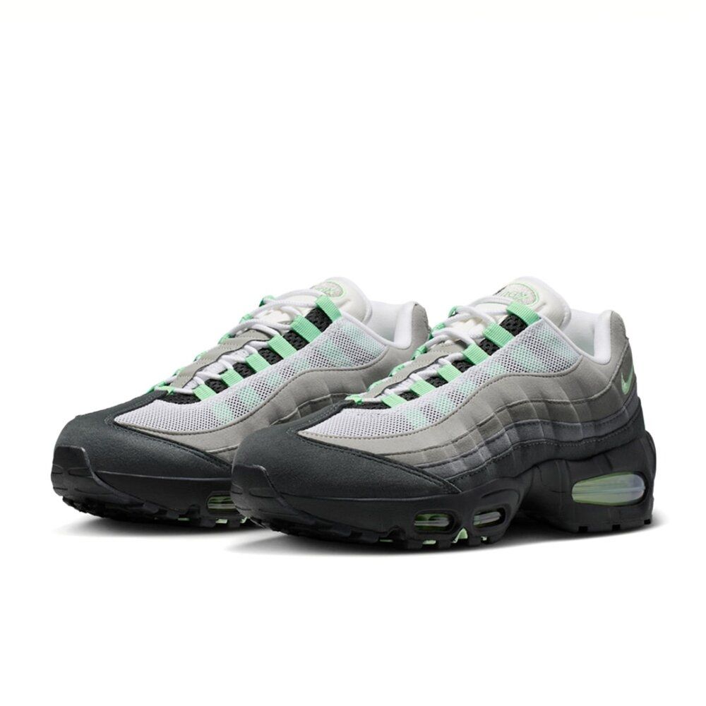 W Nike Air Max 95 OG Big Bubble 漸層灰薄荷綠 氣墊 厚底 緩震 休閒鞋 女鞋 HJ5996-005