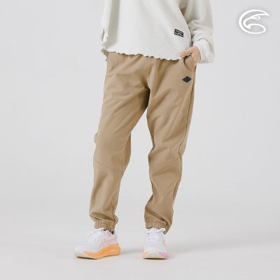 ADISI 女Softshell透氣修身保暖束口褲 AP2521086 深卡色 (S-XL)｜刷毛 搖粒絨 防潑水 保暖長褲