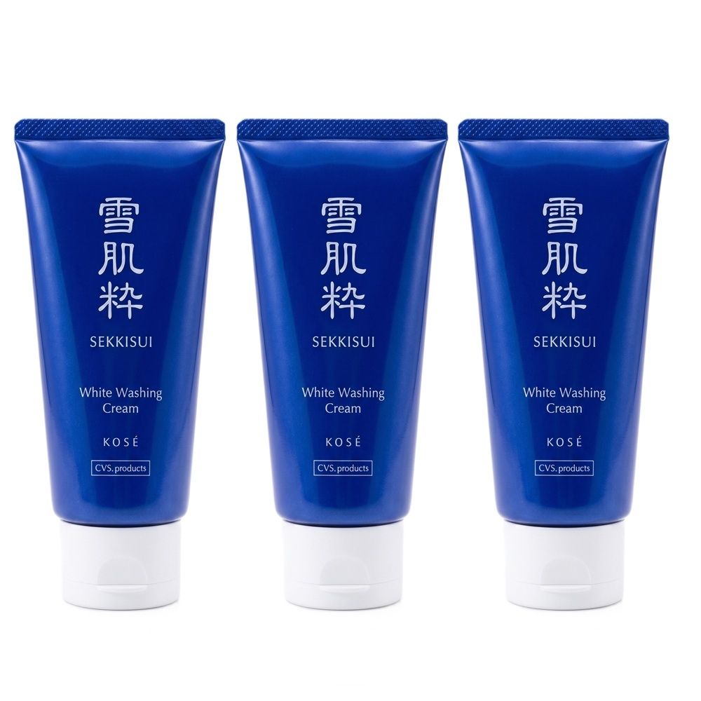 KOSE 高絲 雪肌粹淨白洗面乳80g 三入組 公司貨