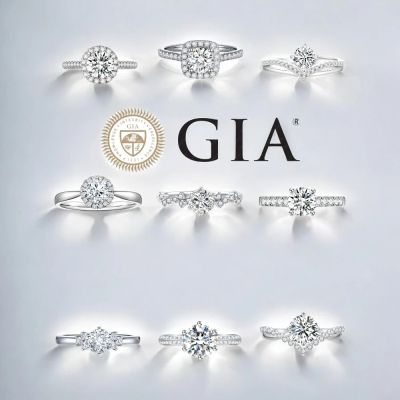 鉅曜 GIA 1克拉 18K金/PT950 圓夢鑽石戒指-多款選 12款任選(培育鑽石)
