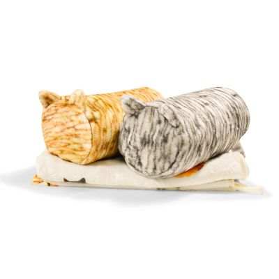 【MORINO摩力諾】貓咪造型二用抱枕(浴巾)
