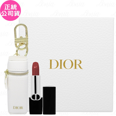 Dior迪奧 Dior 迪奧 藍星唇膏隨身組(藍星唇膏(#720)(3.5g)+隨身唇彩盒)(公司貨)