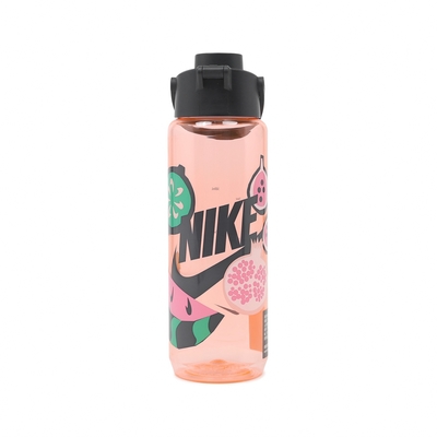Nike 水壺 TR Recharge Chug 粉 黑 旋蓋 防漏 運動水壺 水瓶 N100432062-724