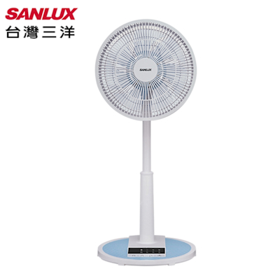 SANLUX台灣三洋12吋微電腦自然風遙控立扇(藍色) EF-T12AJ1
