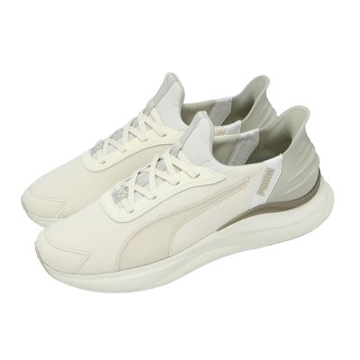 Puma 慢跑鞋 Softride Harmony 女鞋 米 棕 緩衝 彈性鞋帶 312671-01