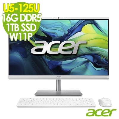 Acer 宏碁 Aspire C24-195ES 液晶電腦 (Ultra5 125U/16G/1TB SSD/W11P)