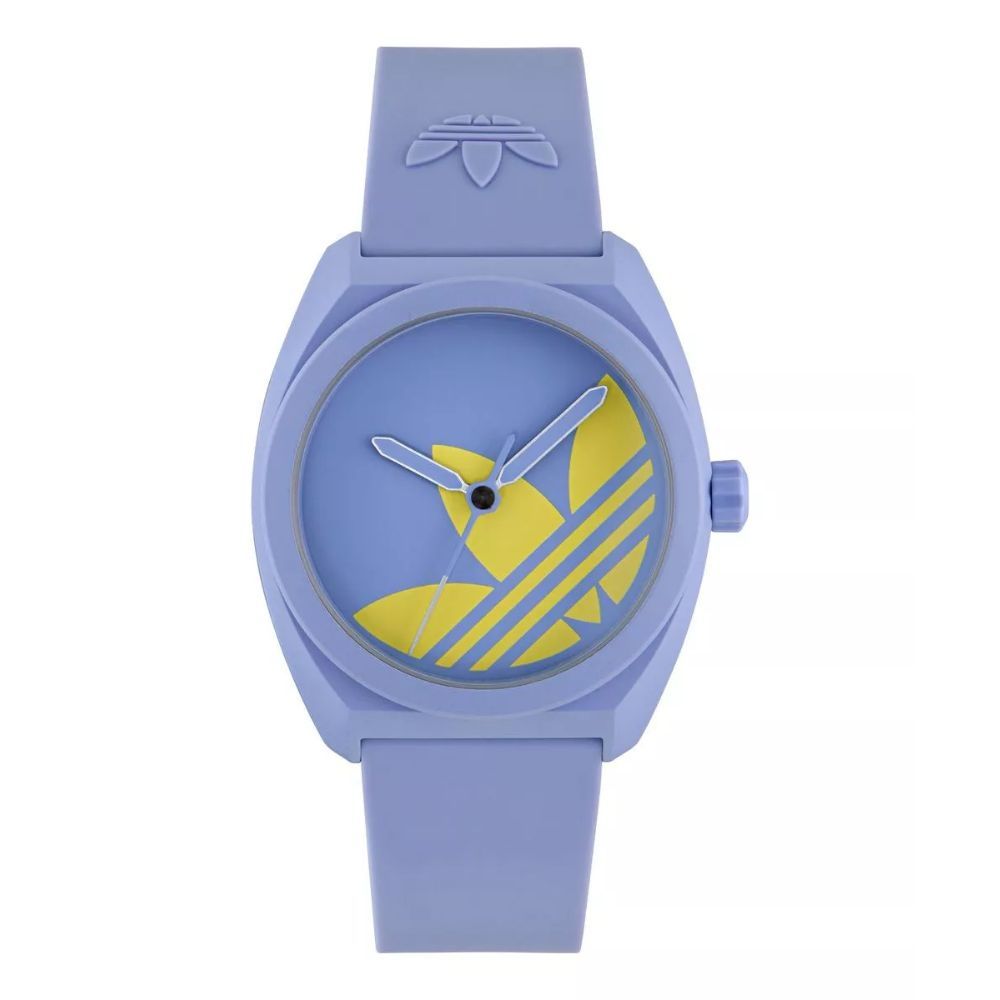 ADIDAS 愛迪達 Project Three 環保PU錶帶_AOST25543_紫丁香紫色_42mm