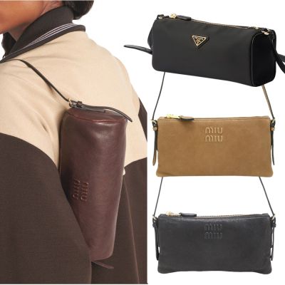 miu miu x PRADA  經典字母手拿 肩背包-多款可選