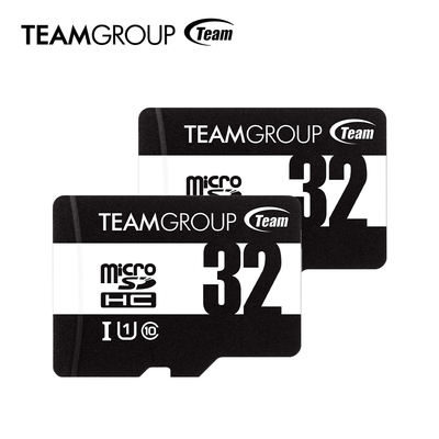 Team 十銓 Micro SDHC 32G UHS-I U1 C10 記憶卡(含轉卡)[超值二入組]