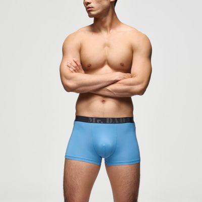 Mr.DADADO-機能系列 M-LL涼感藻生肽 合身平口內褲(冷沁藍)GHC601N7