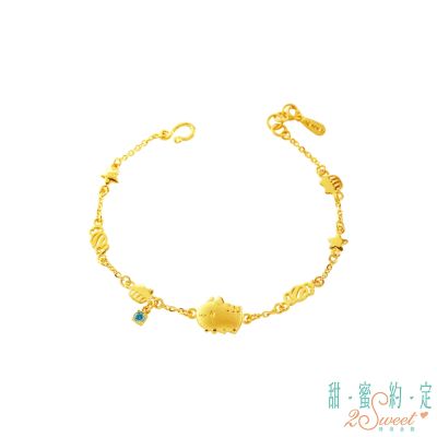 甜蜜約定2SWEET 甜蜜無限貓貓蟲咖波黃金手鍊