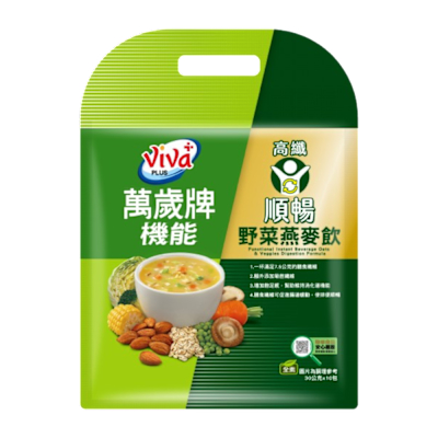 萬歲牌 機能堅果飲-機能順暢野菜燕麥飲(30gx10包)