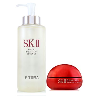 *SK-II 青春露330ml+肌源賦能撫紋眼霜15g(最新效期至2028/10正統公司貨/神仙水)