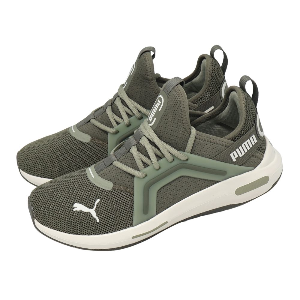 Puma 慢跑鞋 Softride Enzo 5 男鞋 綠 緩震 支撐 運動鞋 311098-20