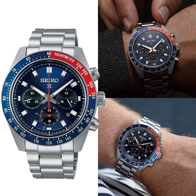 SEIKO 精工 Prospex SPEEDTIMER 太陽能計時腕錶-41.4mm V192-0AH0B/SSC913P1 SK040