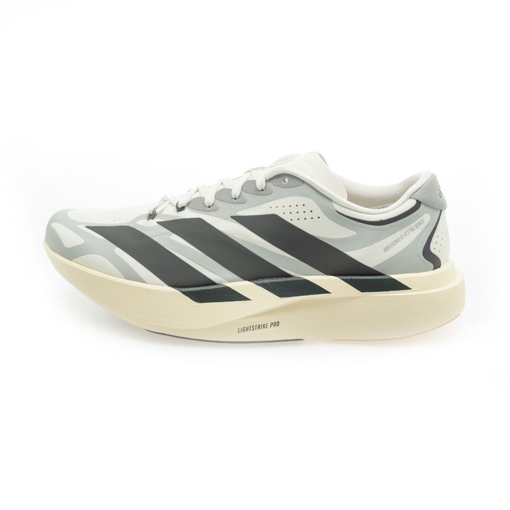 【ADIDAS】ADIZERO EVO SL EXO M 男款 運動休閒鞋 白灰色 增高 KJ0430
