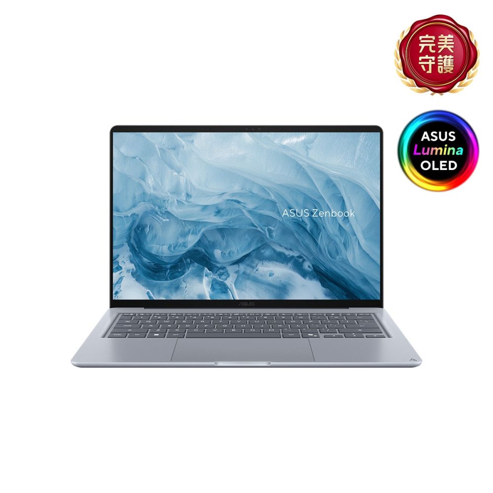 ASUS UX3480QA 14吋筆電 (Snapdragon X  X1 26 100/16GB/512GB SSD/極地藍/Zenbook 14)