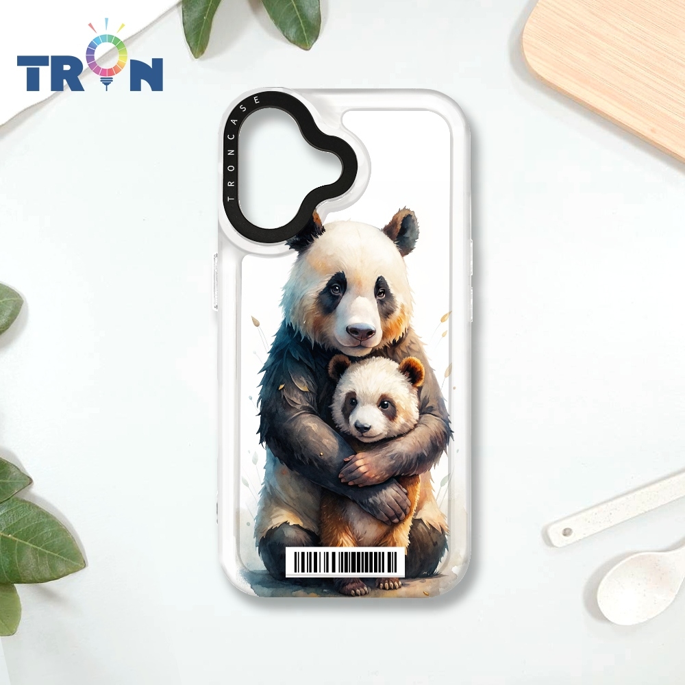 TRON IPHONE 16 大小動物們-1 防摔 MAGSAFE 磁吸 太空載具殼 透白 手機殼