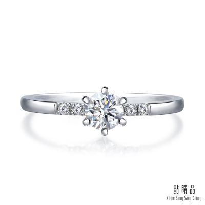 點睛品 PROMESSA 星宇系列 GIA 30分 18K金鑽石戒指(女戒)