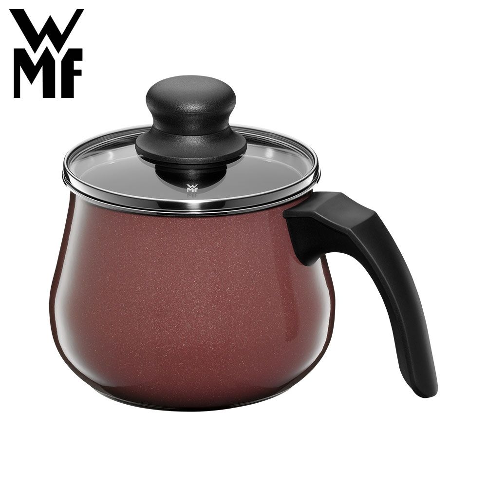 WMF 德國製Fusiontec Mineral 壺型鍋 12.5cm 1.7L (玫瑰金色)陶晶鍋 單人鍋 泡麵鍋▼贈竹韌砧板