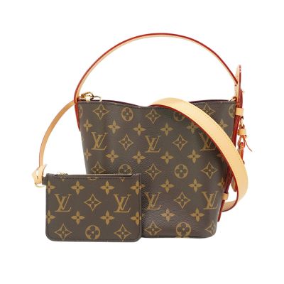 LOUIS VUITTON路易威登 Louis Vuitton LV路易威登 All In BB 帆布二用水桶包(M12925-咖)