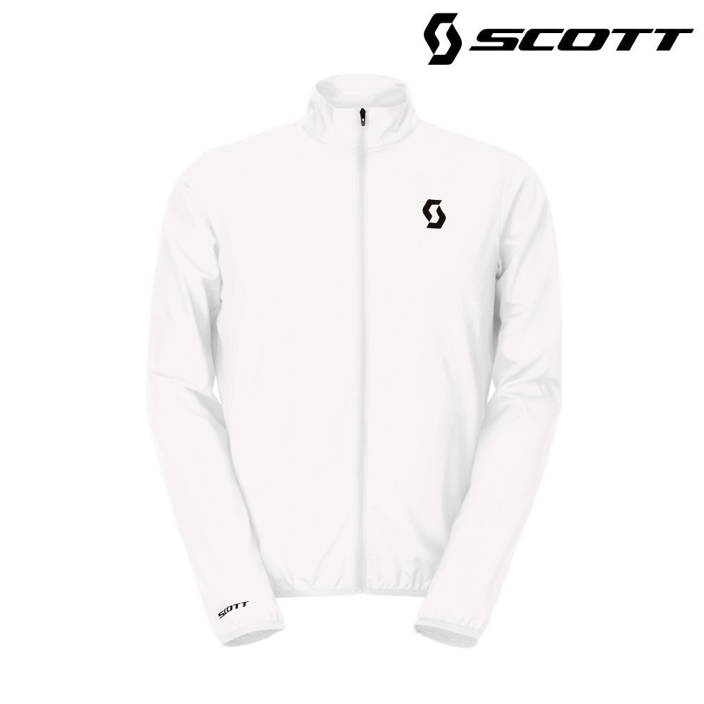 SCOTT Endurance 男性自行車防風外套｜白 (S-XXL) 自行車外套 單車外套 防潑水
