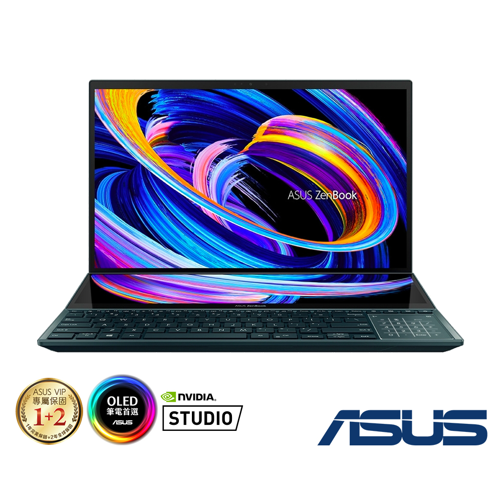 ASUS UX582ZM 15.6吋觸控筆電(i9-12900H/RTX3060/32G/1TB SSD/Win11