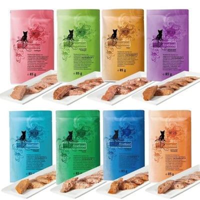 德國CATZ凱茲-經典美食家無穀主食餐包 85g Catz finefood貓專用主食餐包 x 16入組