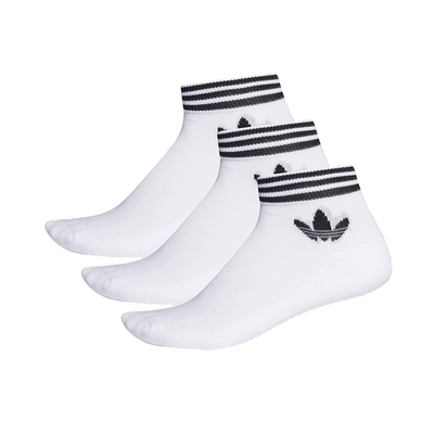 【Adidas 愛迪達】 TREF ANK SCK HC/3S C SPW MID 3P 三雙 基本款短襪 男女 兩款任選
