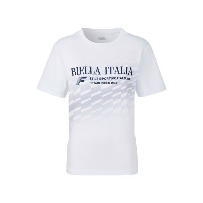 FILA 男短袖圓領T恤-白色 1TEA-5301-WT