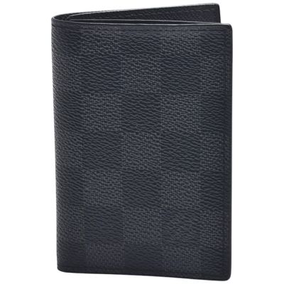 LOUIS VUITTON路易威登 LV  N64411經典Damier Graphite 帆布萬用卡夾(訂製款-黑灰)