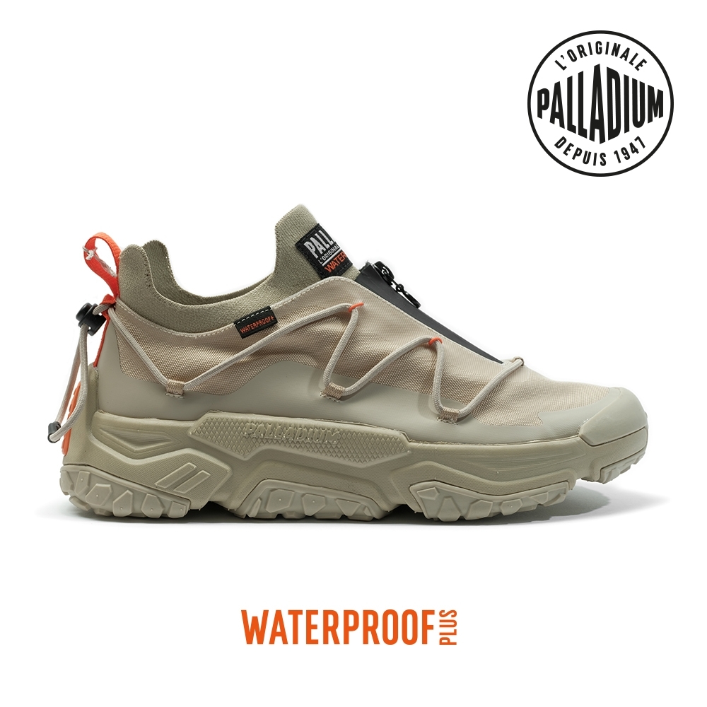 PALLADIUM OFF-GRID LO ZIP WP+輪胎橘標拉鍊低筒防水靴/休閒鞋-男鞋/女鞋-六色任選 (奶茶)