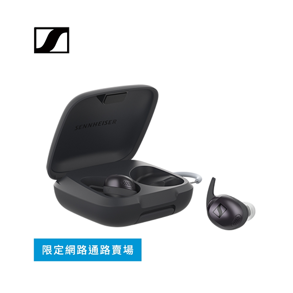 Sennheiser 森海塞爾MOMENTUM Sport 旗艦運動真無線藍牙耳機石墨色