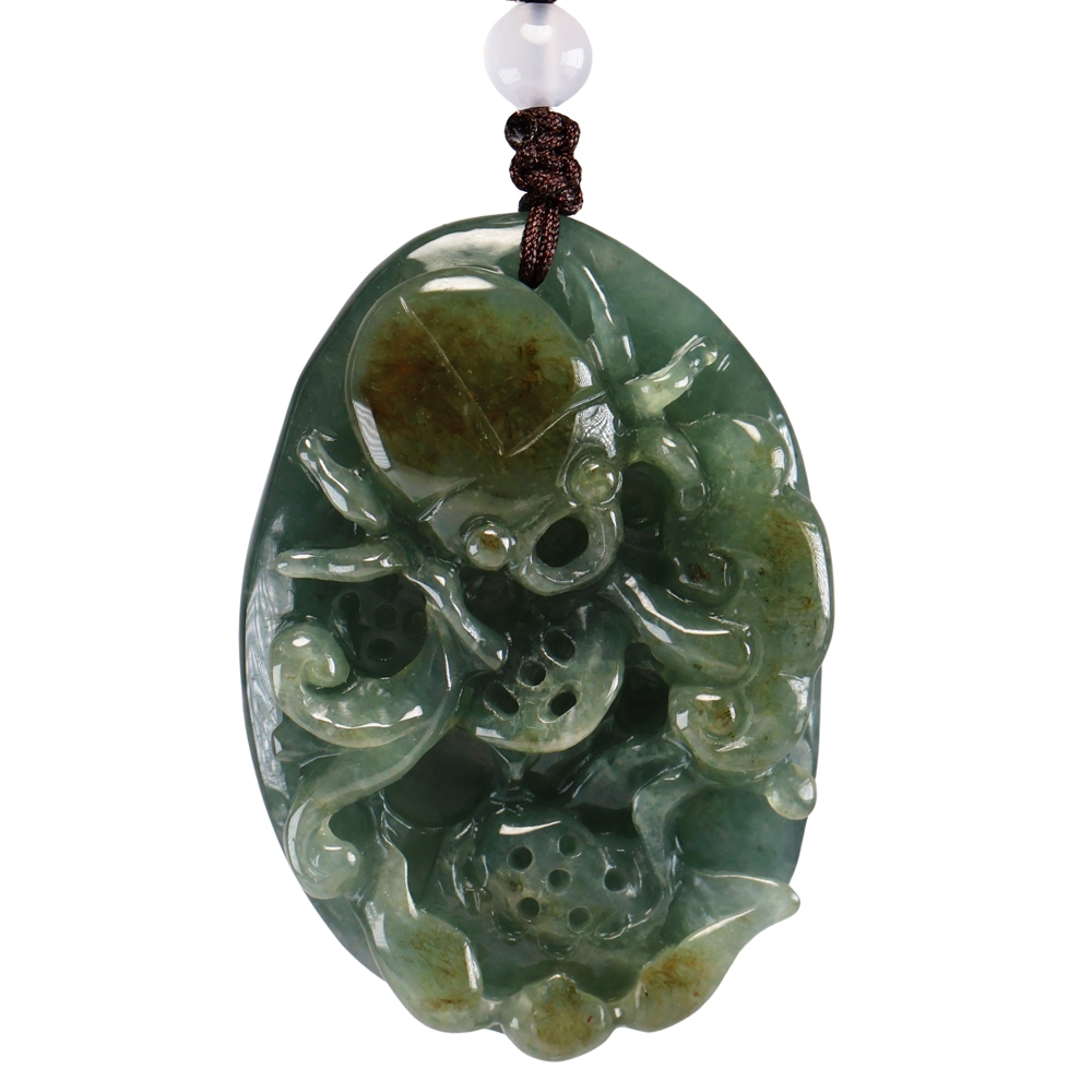 中國翡翠玉　三彩獅辟邪玉珮　根付　中国工芸品 中國翡翠玉 三彩獅辟邪玉珮 根付 中国工芸品 敬天格物―院蔵玉器精華展_