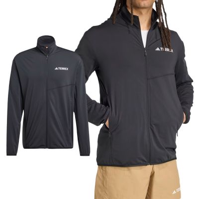 Adidas MT CW T FZ FL 男款 黑色 運動 休閒 拉鍊 立領 外套 JM0141