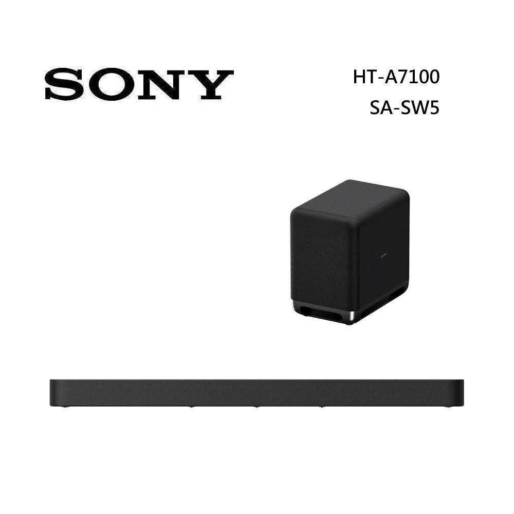 SONY索尼 9聲道 聲霸 低音 BRAVIA Theatre Bar 7 家庭劇院組 HT-A7100+SA-SW5