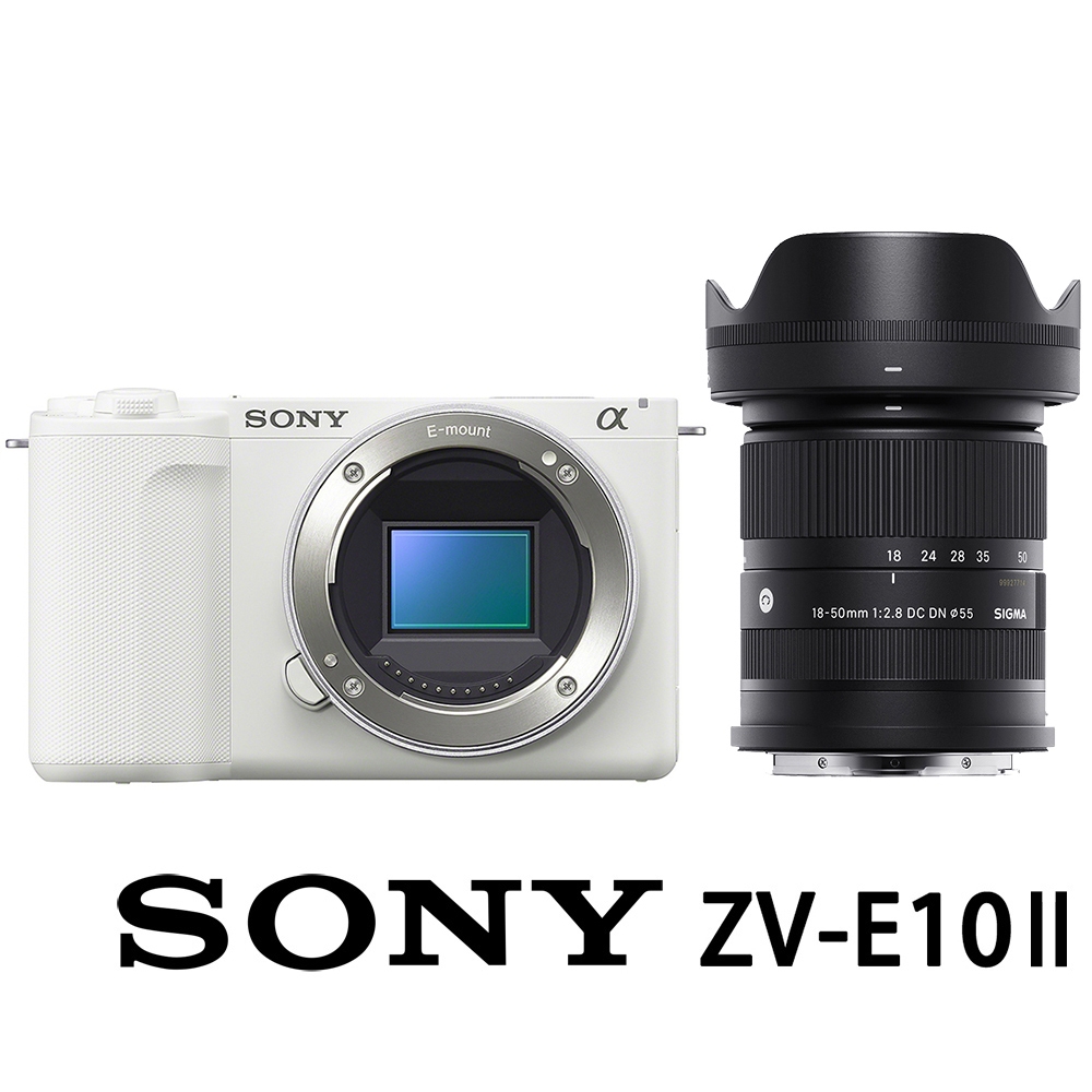 SONY 索尼ZV-E10M2 ZV-E10 II ZV-E102 二代附SIGMA 18-50mm F2.8