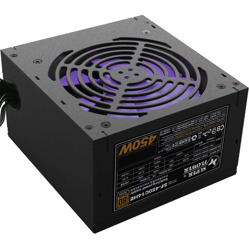 Super Flower 振華Bronze King II 450W 80+銅牌電源供應器| 401-500W