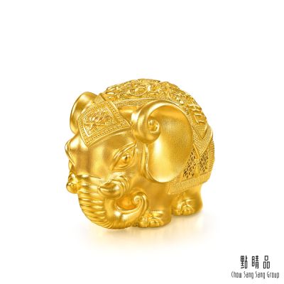 點睛品 吉祥瑞象 黃金擺件