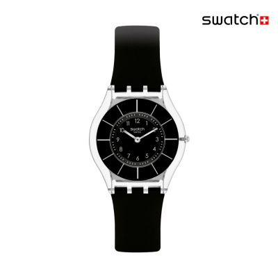 Swatch BLACK CLASSINESS 超薄手錶/男錶/女錶/瑞士製造 SS08K103 (34mm)