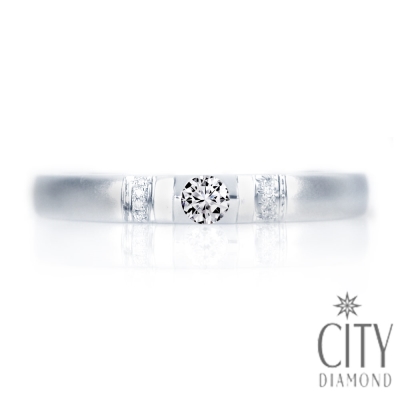 City Diamond引雅【Vintage系列】鑽石戒指/女戒/對戒(璀璨流光系列)