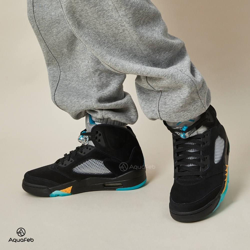 シューズ(男性用) NIKE AIR JORDAN 5 RETRO DD0587-047 27.5 Amazon.com | [DD0587-047] Mens Air Jordan Retro 5 'Aqua