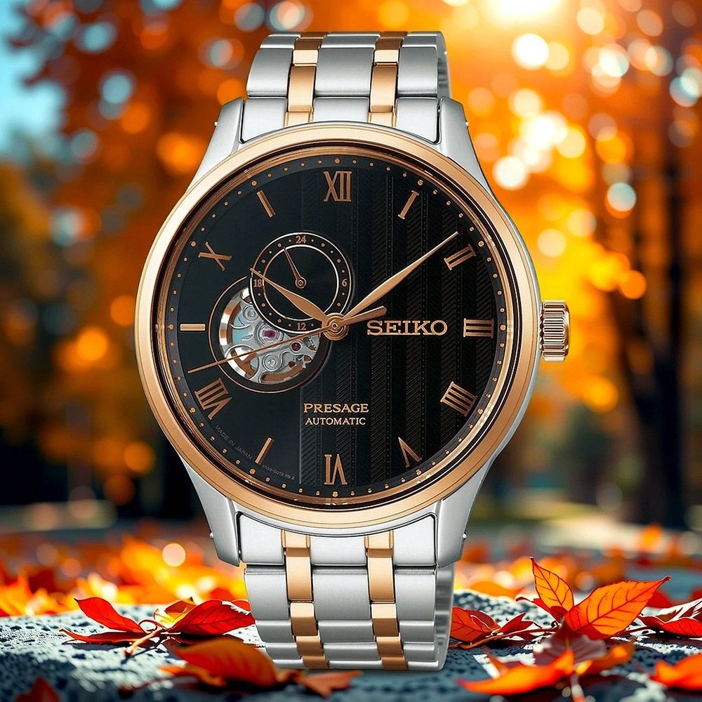 SEIKO 精工Presage 日式庭園古都京都小鏤空機械錶99購物節送禮