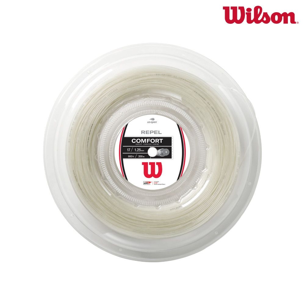 【Wilson威爾森】Repel 17 Reel Natural 17G 網球線 舒適型軟線